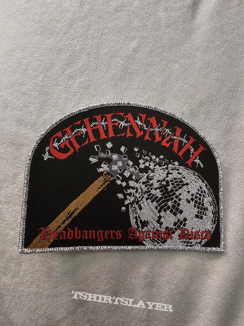 Gehennah Headbangers Against Disco patch 
