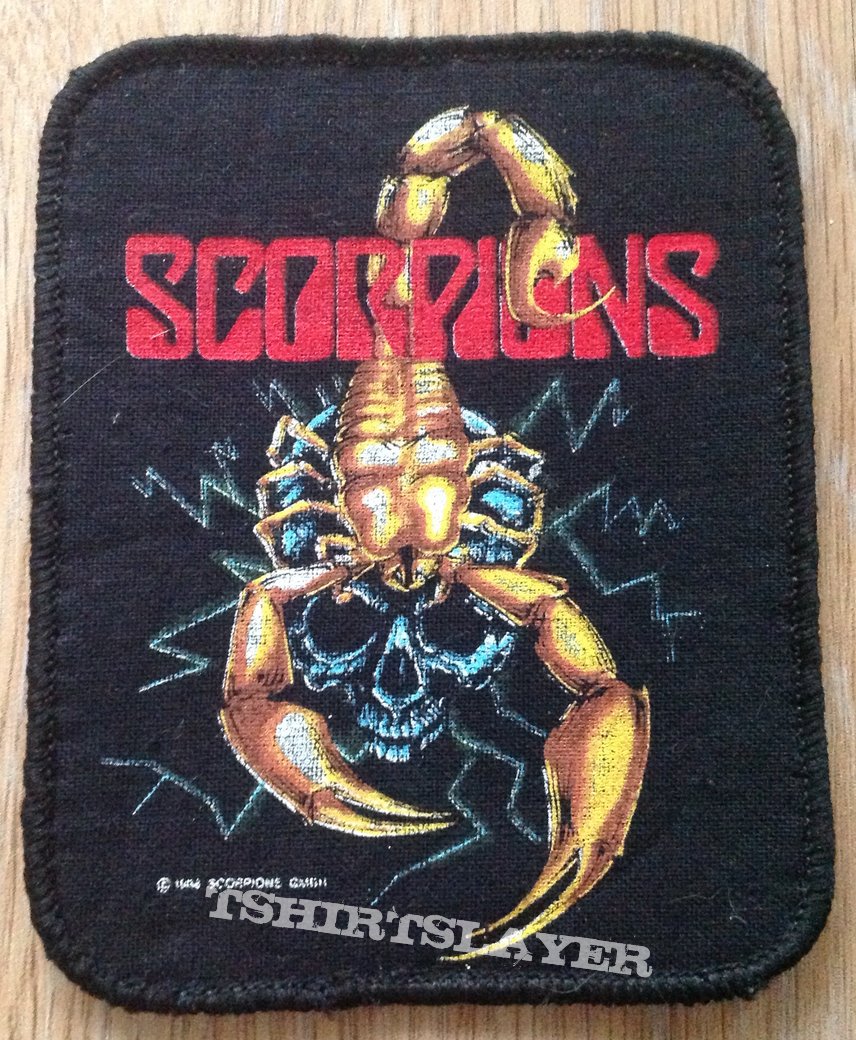 Scorpions original printed patch