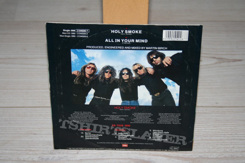 Iron Maiden - Holy smoke 7" Iron Maiden - Holy smoke 7"