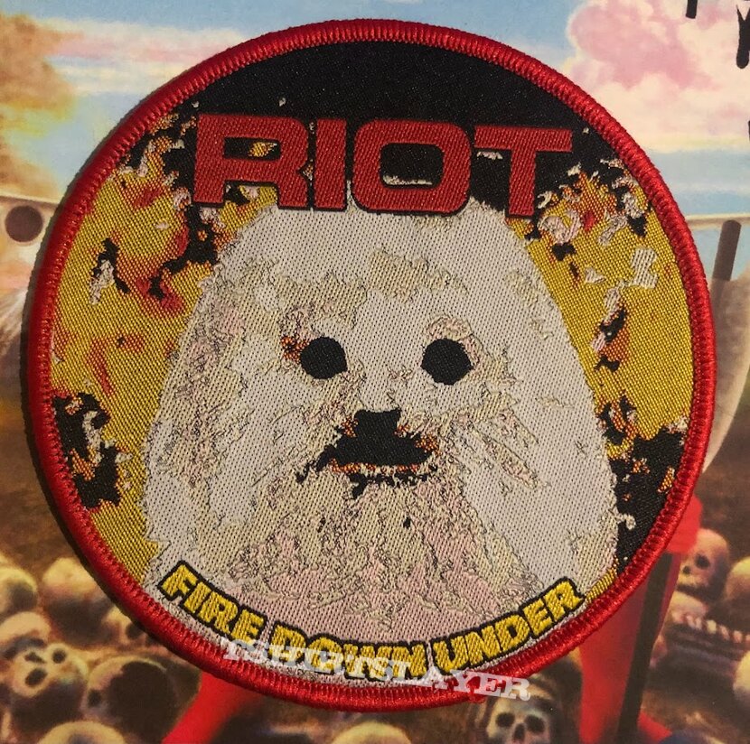 RIOT Fire Down Under Woven Patch