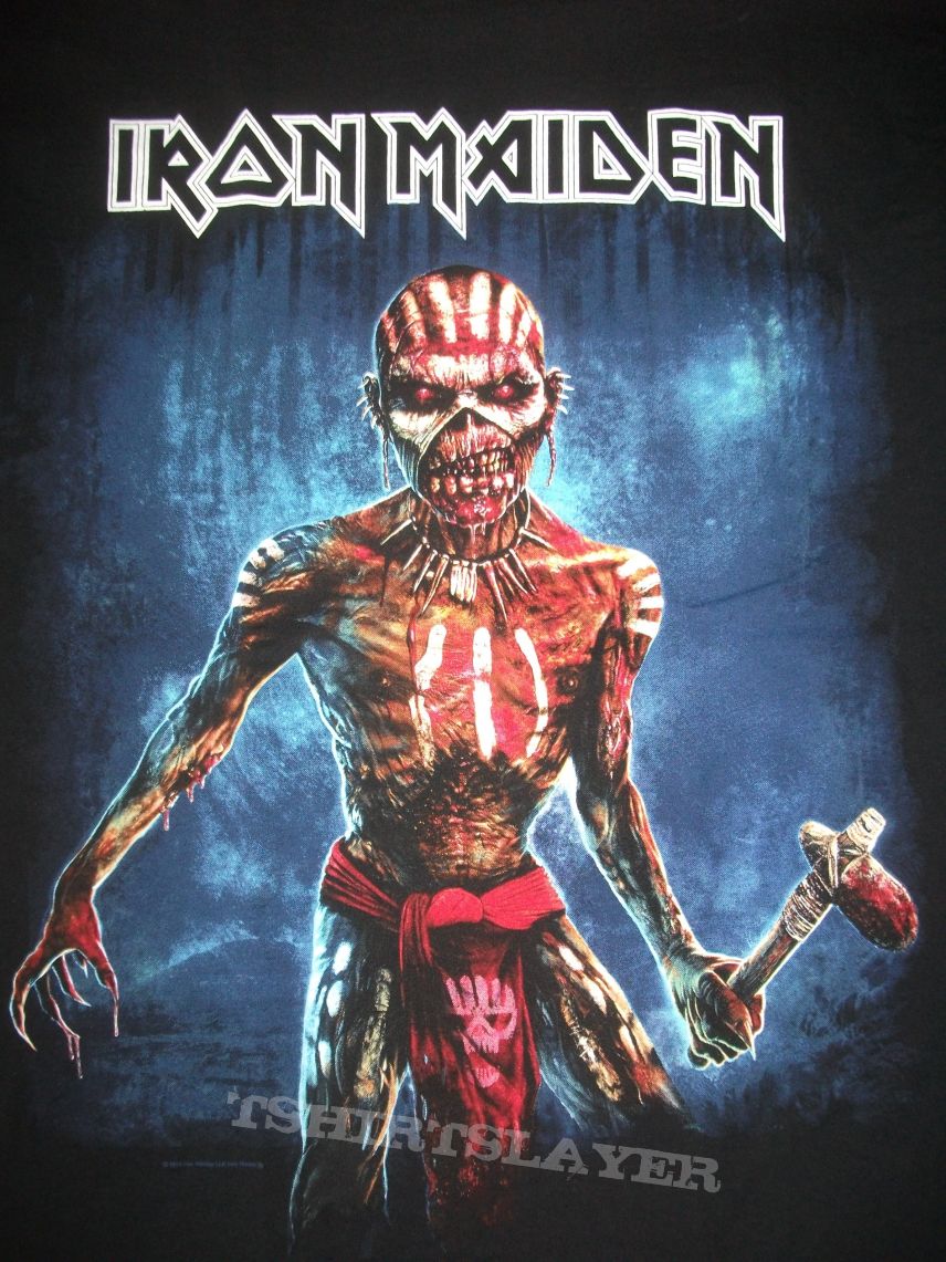 Iron Maiden Book of Souls tour tee