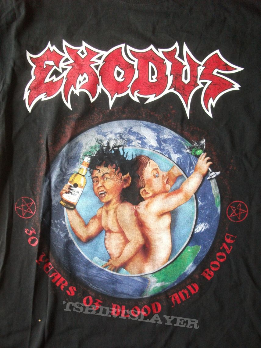 Exodus Bonded By Blood 2015 shirt