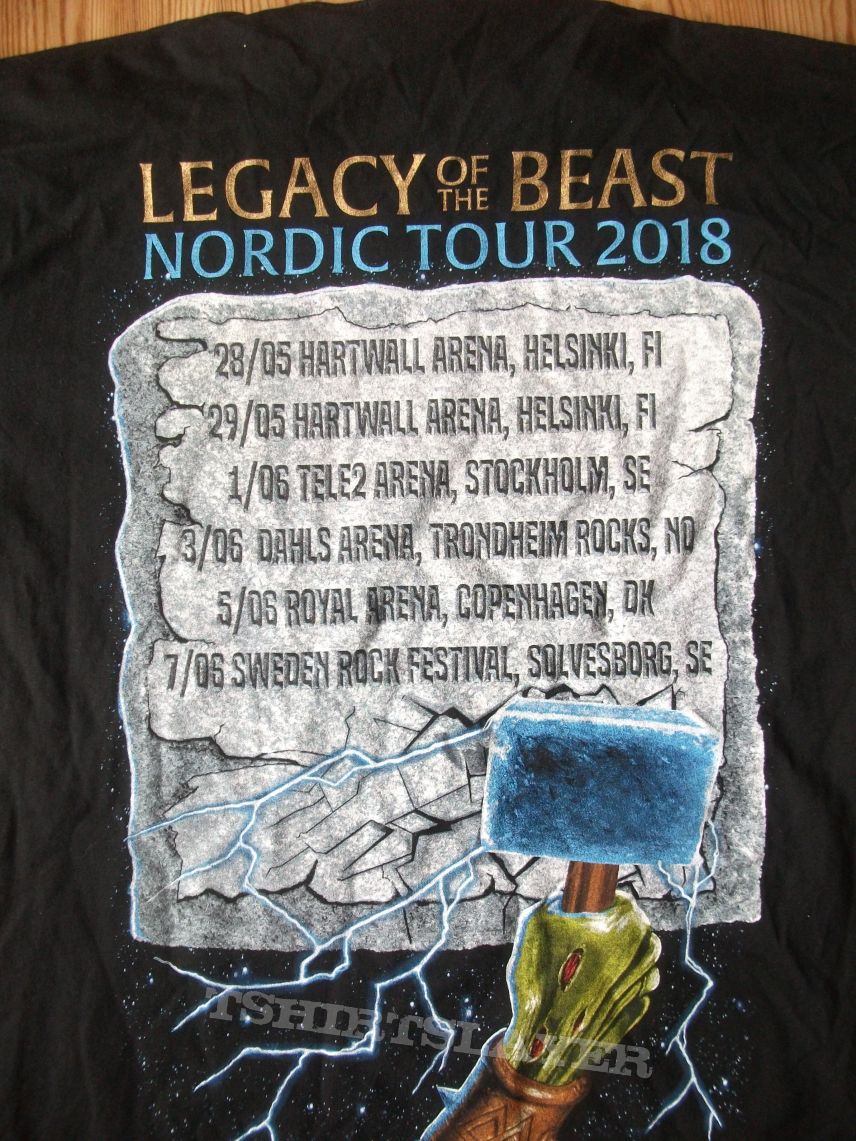 Iron Maiden Legacy of the Beast Nordic tour