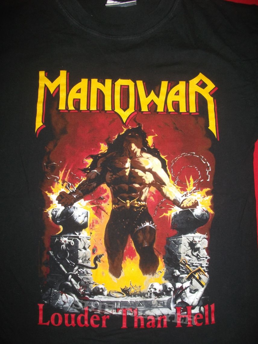 Manowar Louder than Hell tour shirt