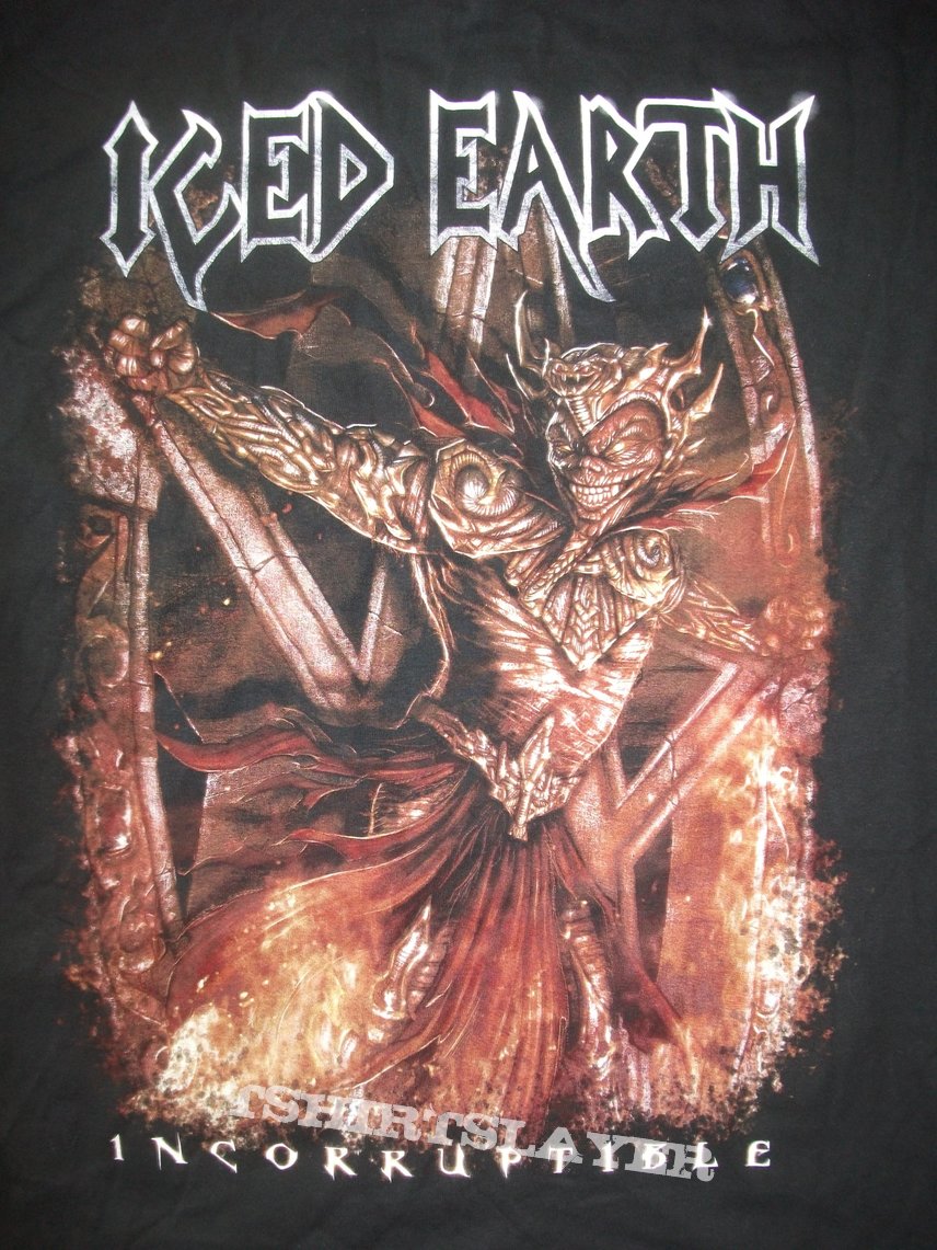 Iced Earth Incorruptible tour shirt