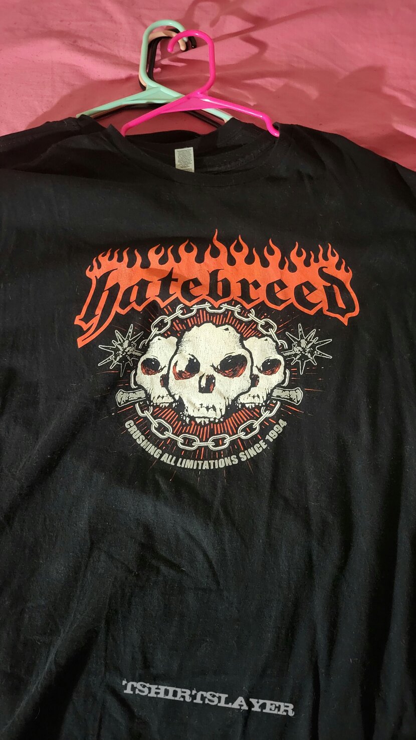 Hatebreed "20 Years Of Perseverance" tour shirt | TShirtSlayer TShirt and  BattleJacket Gallery