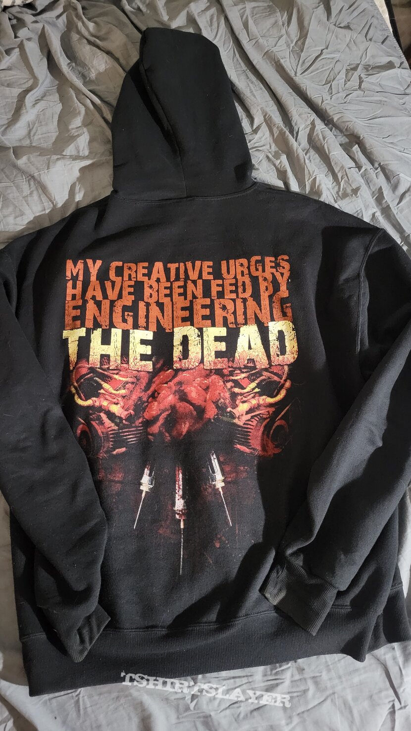 Aborted &quot;Engineering The Dead&quot; zip-up hoodie