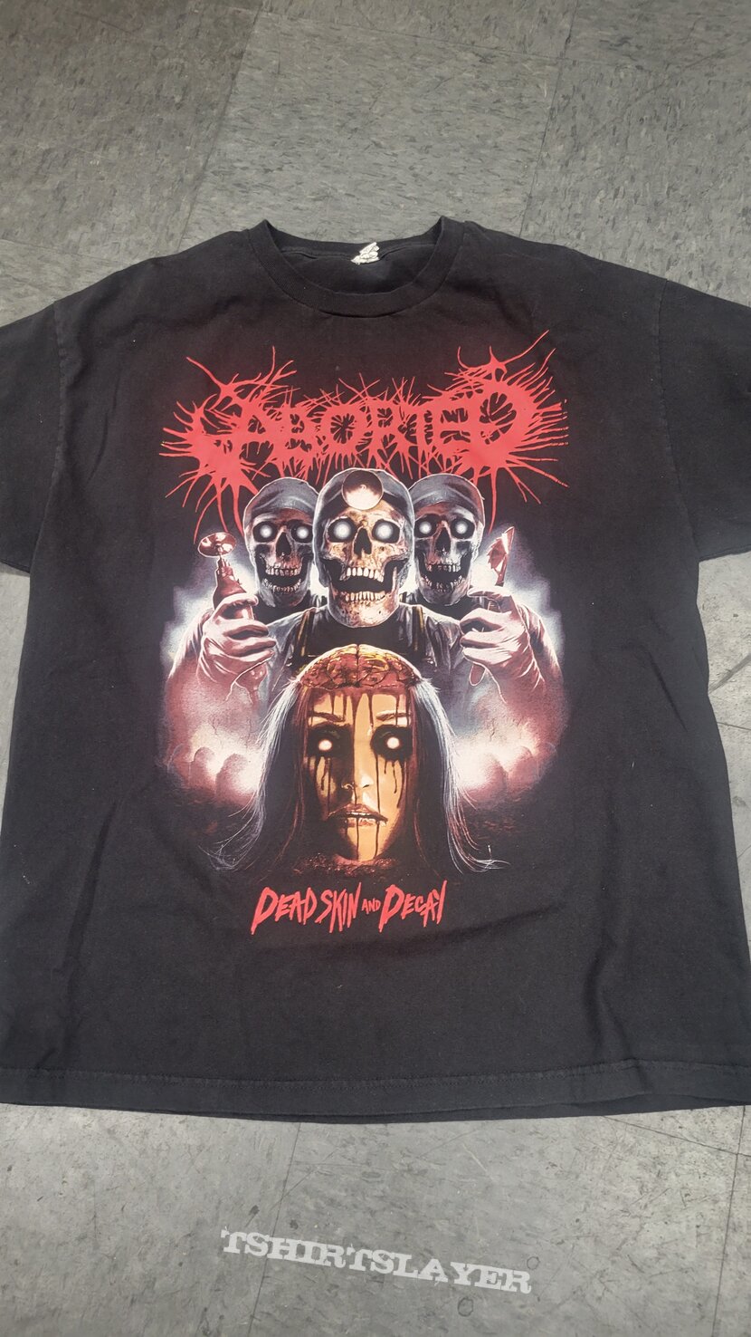 Aborted &quot;Dead Skin &amp; Decay&quot; shirt