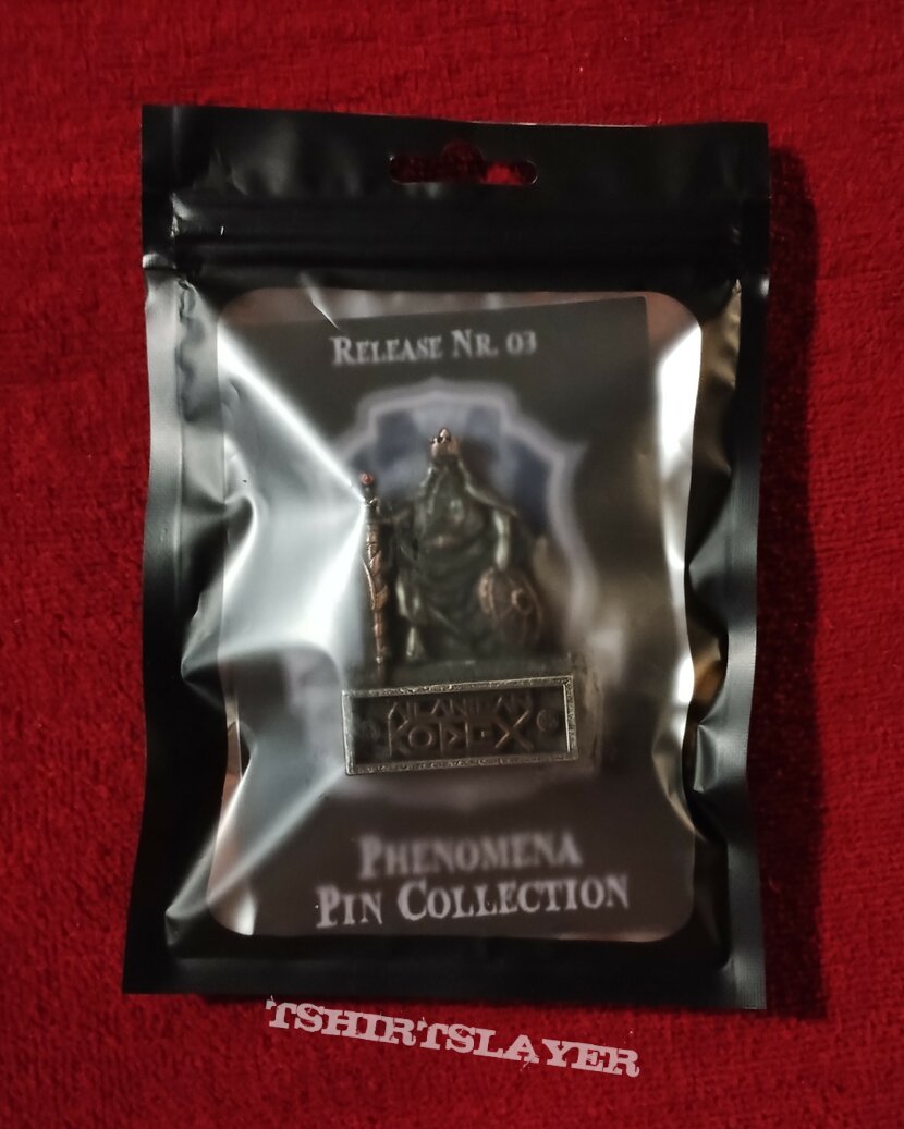 Atlantean Kodex - Pilgrim 3D pin [antique silver/antique copper]