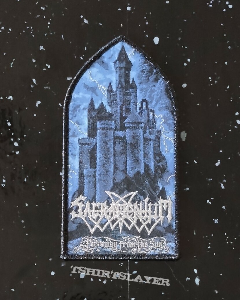 Sacramentum - Far Away from the Sun patch [black glitter border]