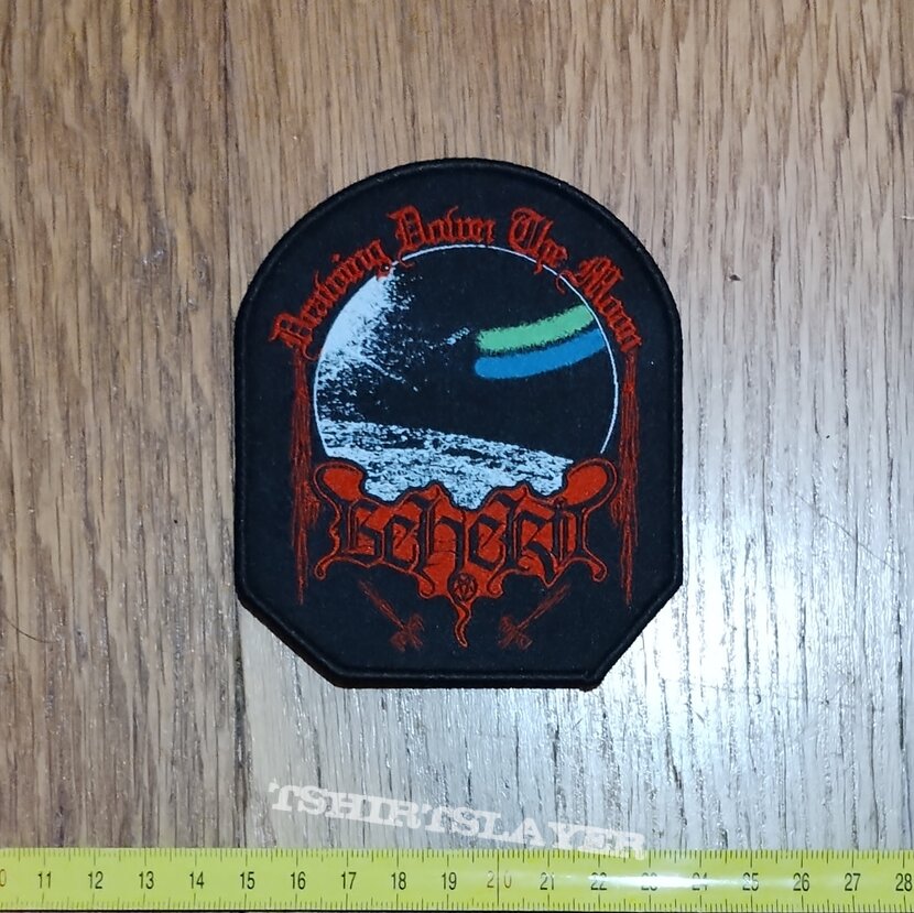 Beherit - Drawing Down the Moon patch [black border]