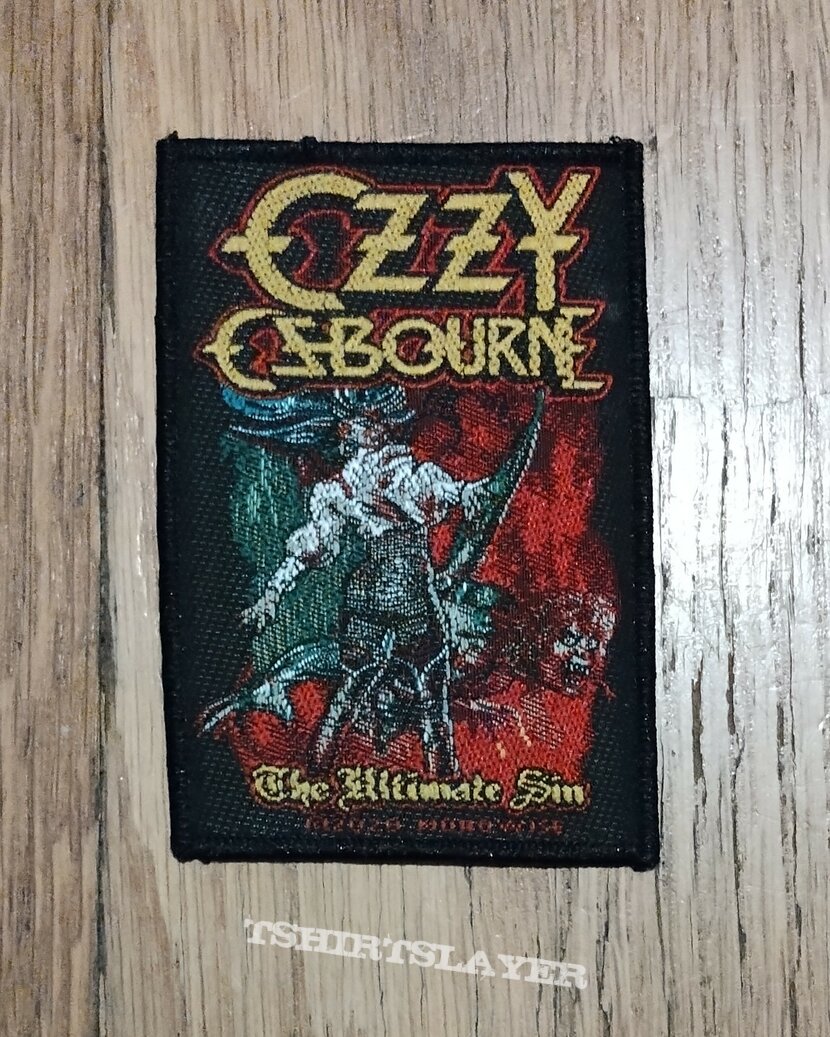 Ozzy Osbourne Ozzy Osvbourne - The Ultimate Sin patch