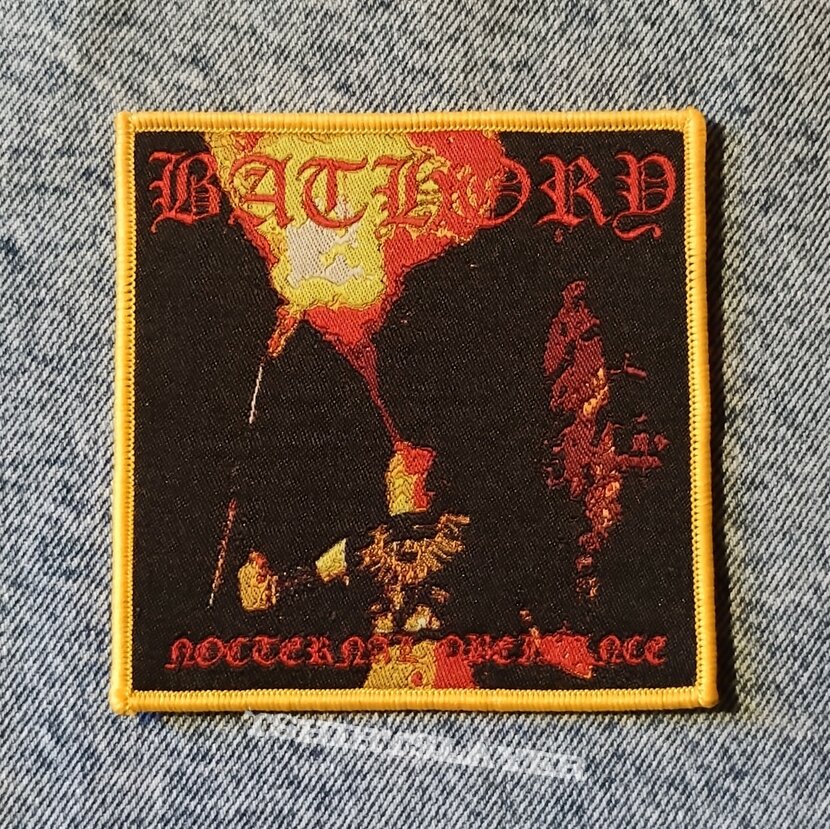 Bathory - Nocternal Obeisance patch [yellow border]