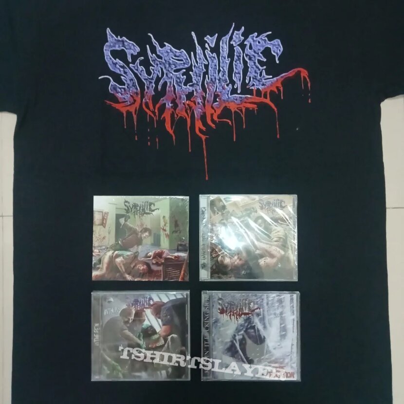 Syphilic - tshirt+ 4 CD