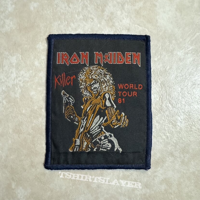 iron maiden patch 1981 iron maiden patch 1981