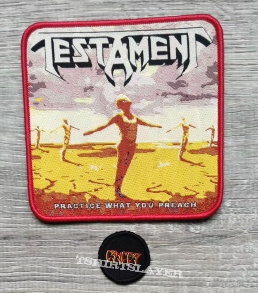 Testament and Cancer patches 