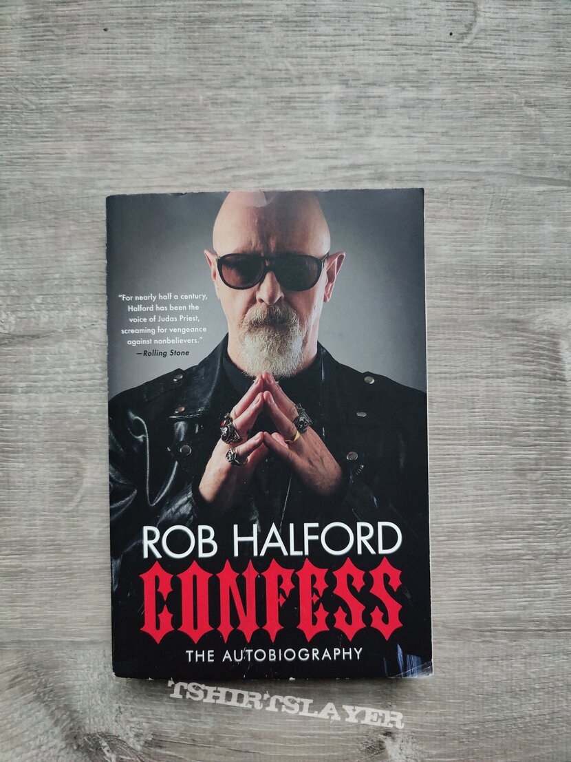Judas Priest Rob Halford - Confess book