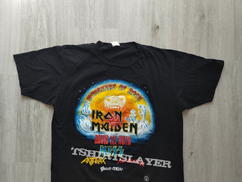 Iron Maiden Monsters of Rock 1988 t-shirt size L