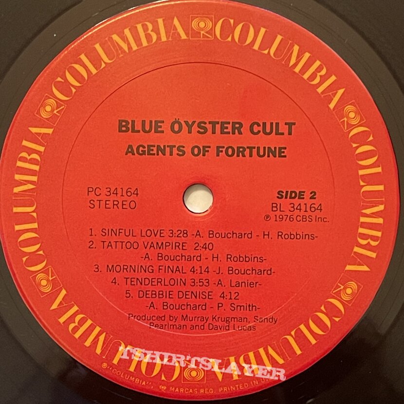 Blue Öyster Cult - Agents of Fortune LP