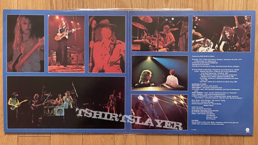 Bob Seger & the Silver Bullet Band - Live Bullet LP Bob Seger & the Silver Bullet Band - Live Bullet LP