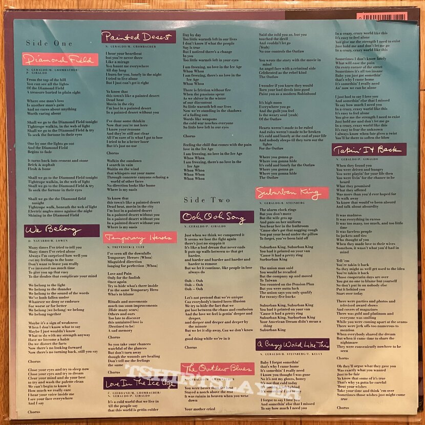 Pat Benatar - Tropico LP