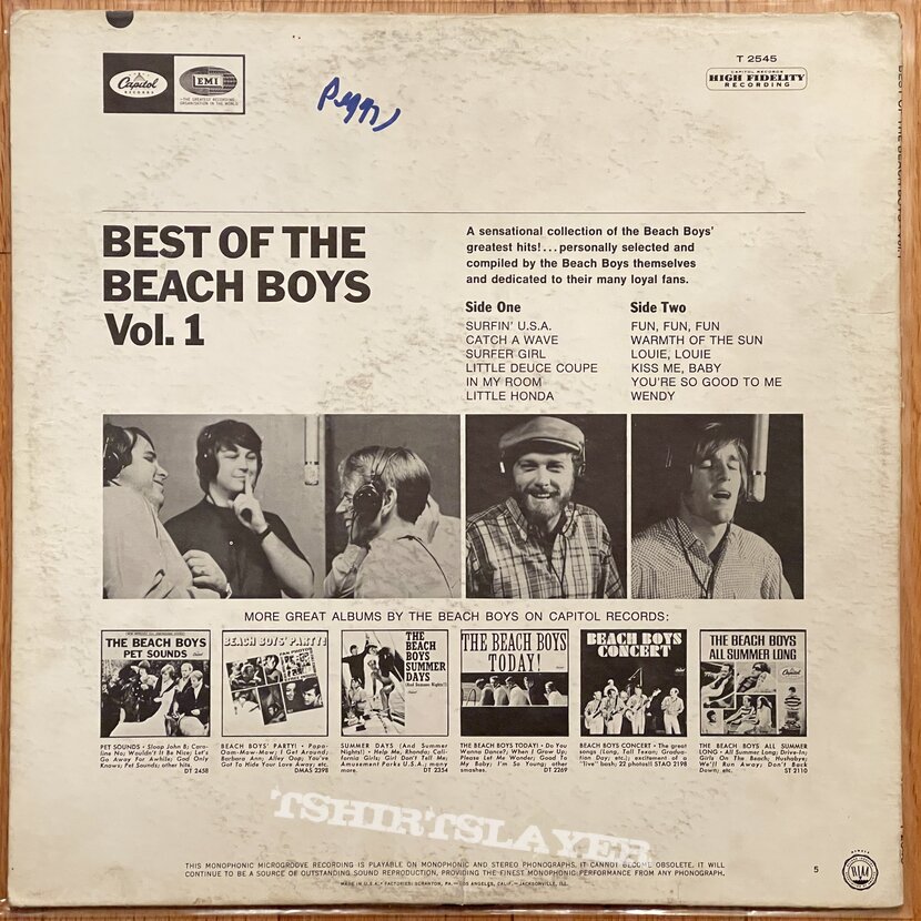 The Beach Boys - Best of the Beach Boys LP