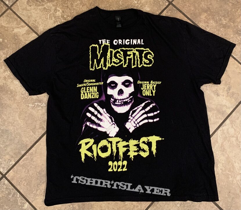 The Misfits Riot Fest 2022 Exclusive Tee