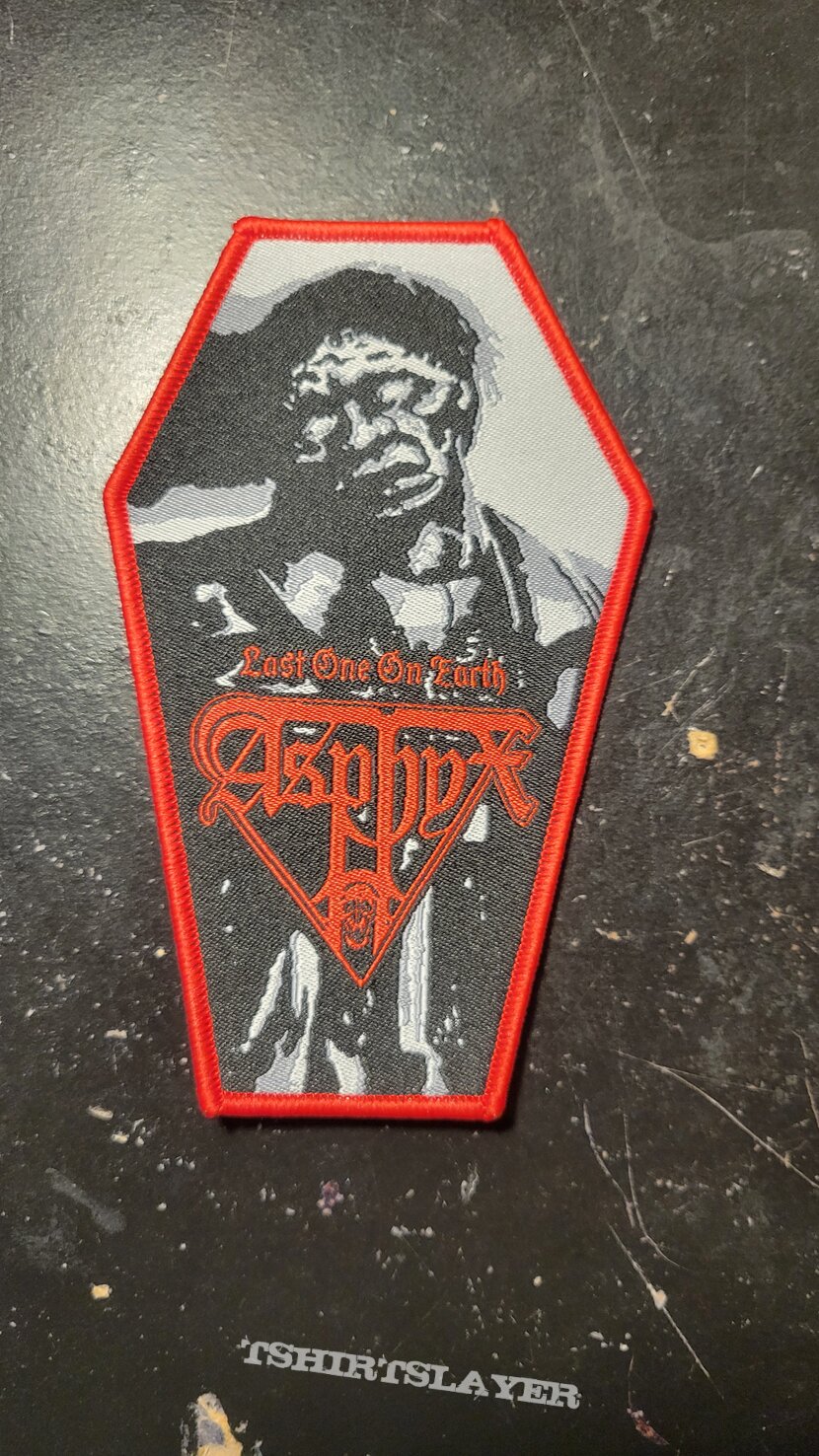 Asphyx Last One on Earth Woven Patch