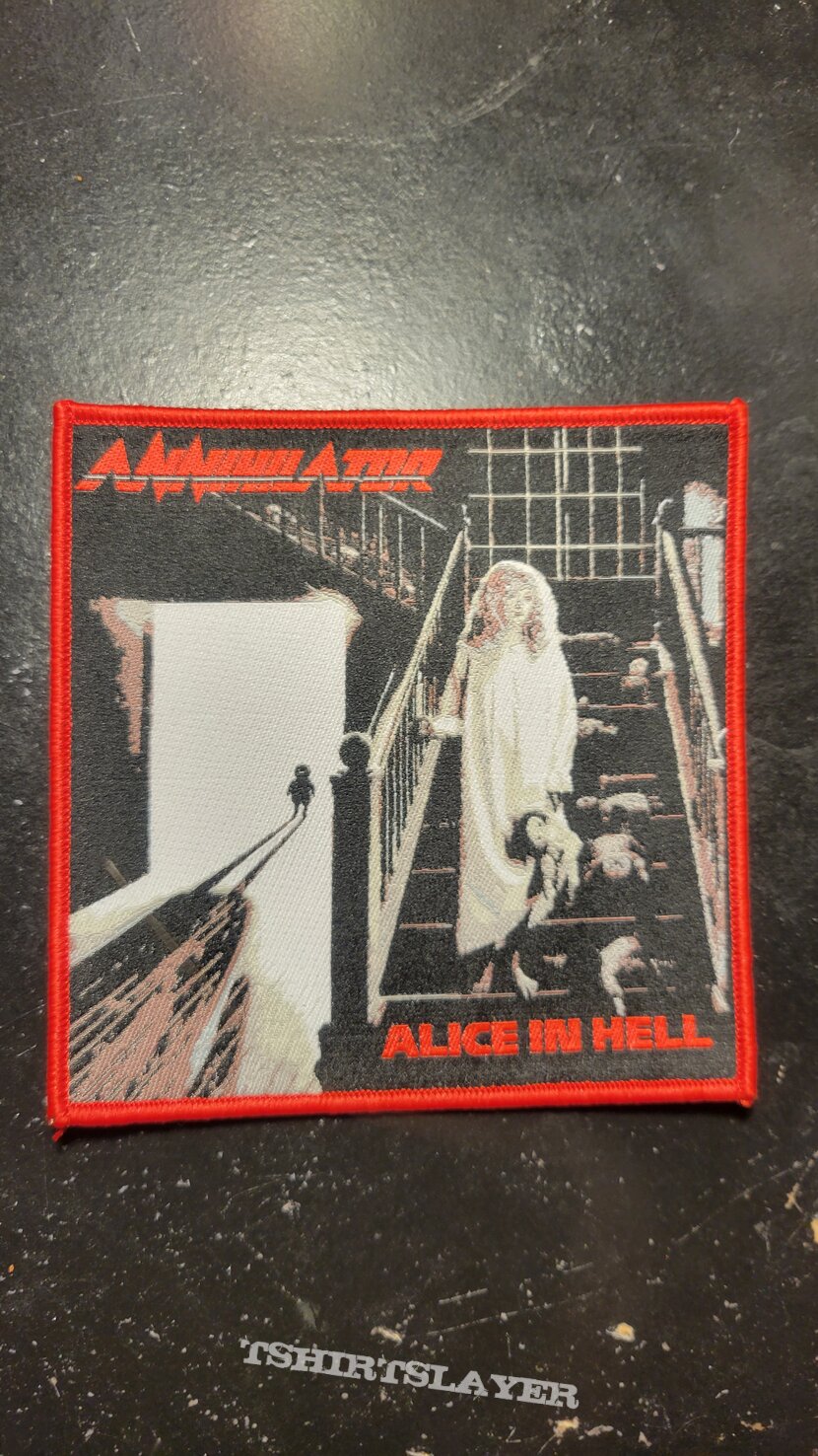 Annihilator Alice in Hell Woven Patch