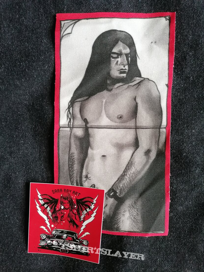 Type O Negative Peter Steele Playgirl patch 