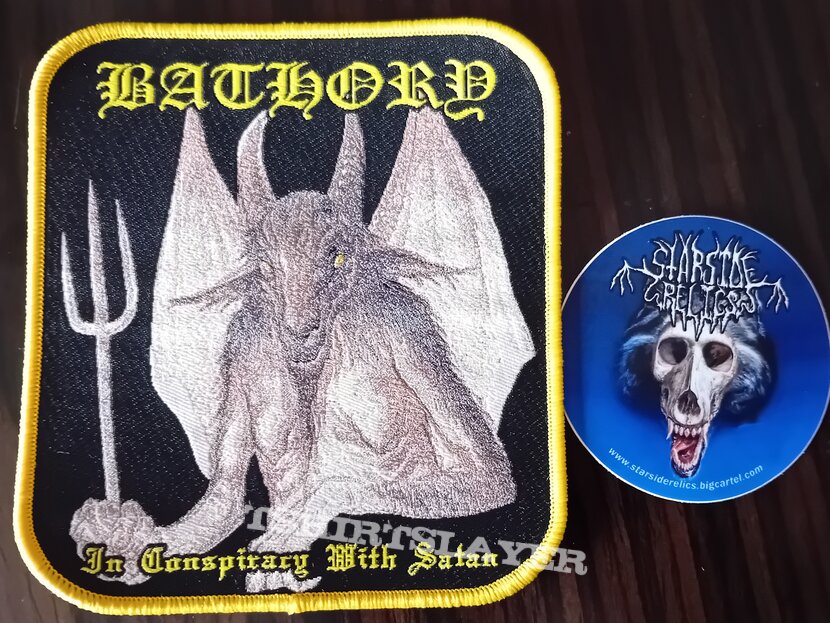 Bathory In Conspiracy With Satan patch