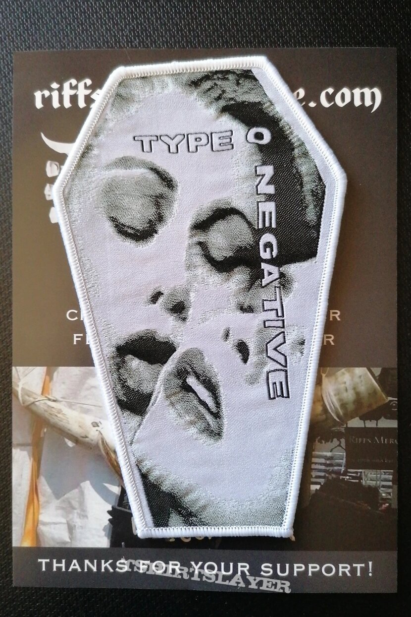 Type O Negative coffin bloody kisses patch Type O Negative coffin bloody kisses patch