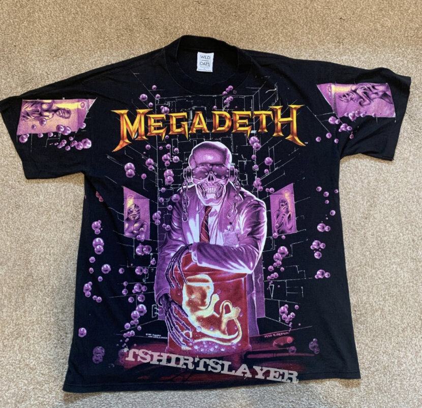 Megadeth AOP 1991 shirt | TShirtSlayer TShirt and BattleJacket Gallery