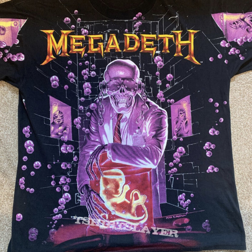Megadeth AOP 1991 shirt | TShirtSlayer TShirt and BattleJacket Gallery