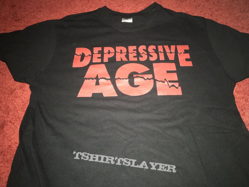 Depressive Age-Red Logo T-Shirt
