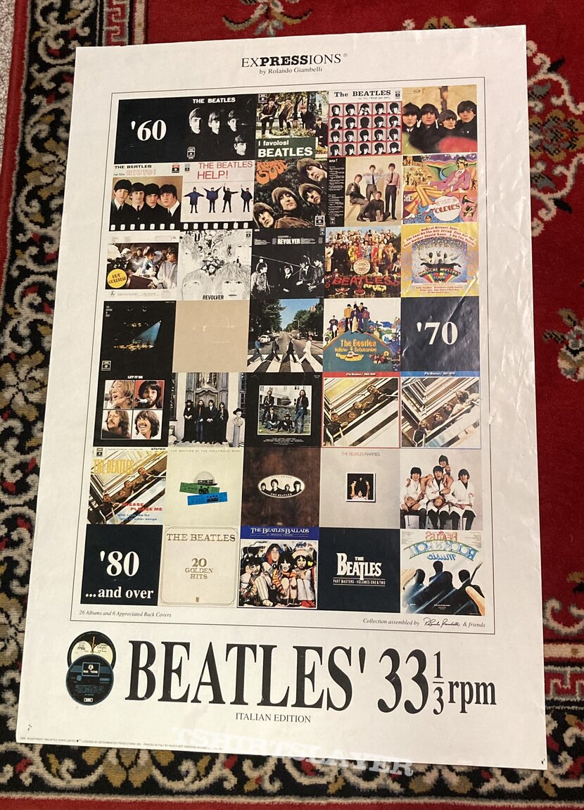 The Beatles: 33.3rpm Collection Poster - 1993