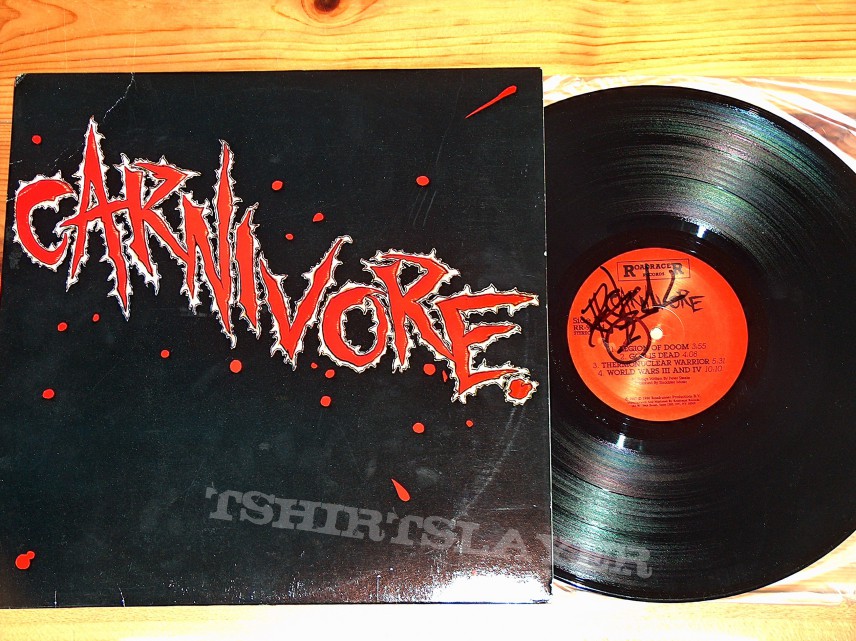 Other Collectable - Carnivore - USA debut album signed by Pete in 94&#039; in Tampa