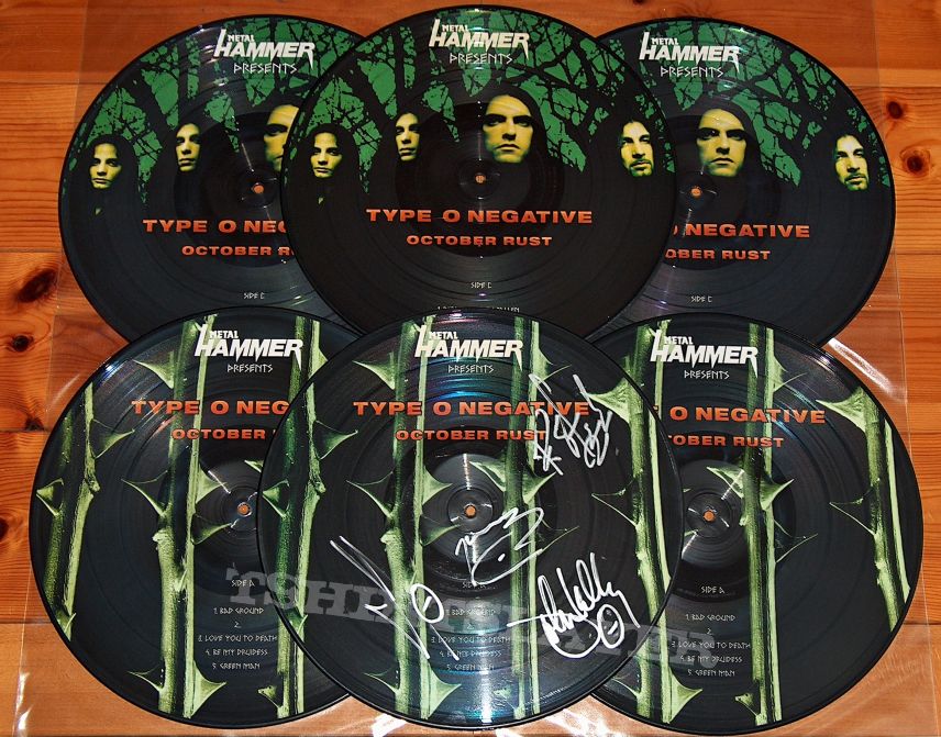 Type O Negative - signed October Rust Picture Disc