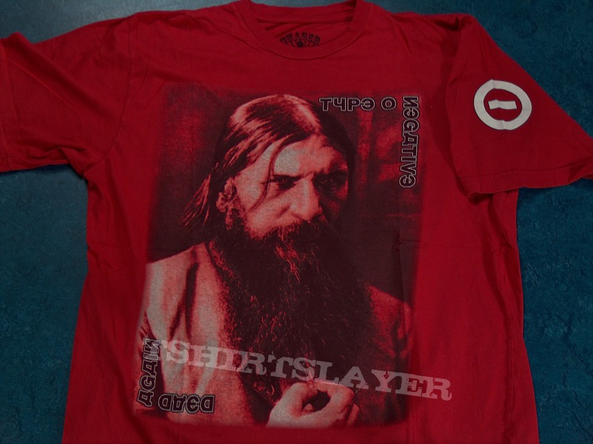 TShirt or Longsleeve - TYPE O NEGATIVE - RED US Negameistour 2008 Rasputin with Sleeveprint