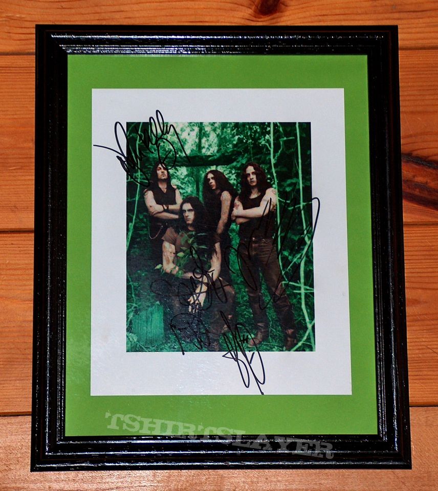 Type O Negative - framed signed photo