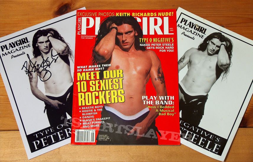 08/1995 Playgirl Mag with Peter from Type O Negative