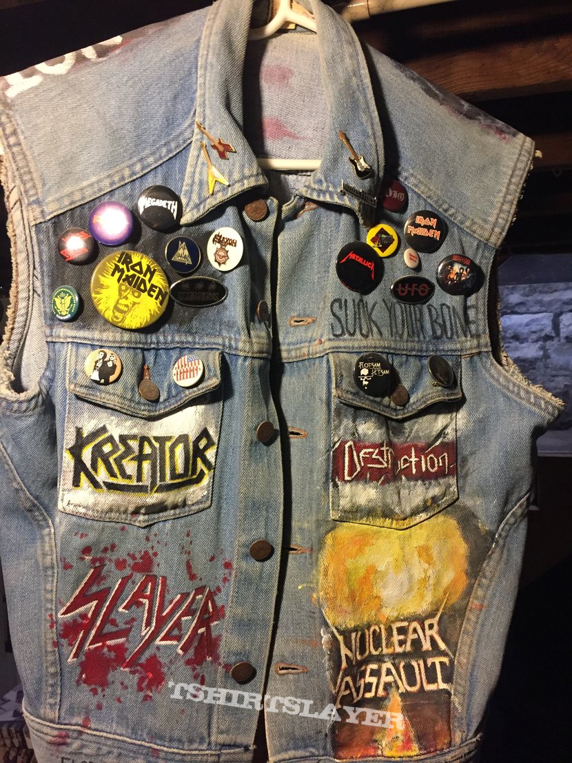 Slayer My Old School Denim Vest