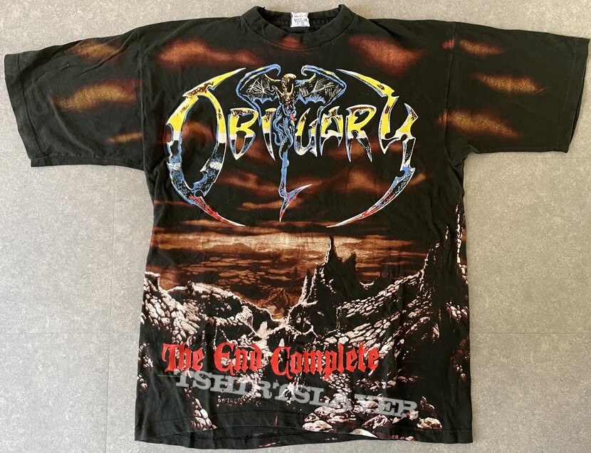 1993 Obituary The End Complete T-shirt 1993 Obituary The End Complete T-shirt