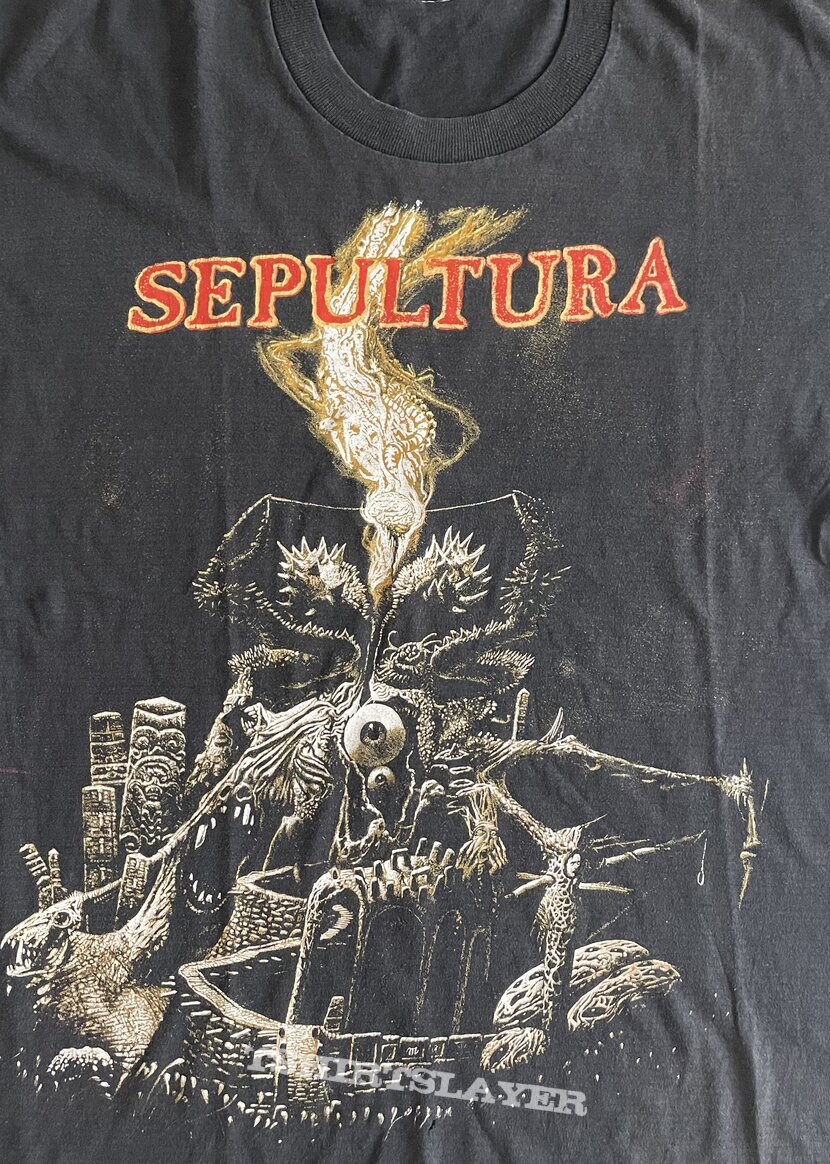 1990s Sepultura t shirt TShirtSlayer TShirt and BattleJacket Gallery