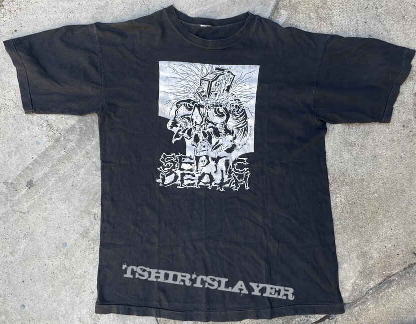 1988 Septic Death Somewhere In Time Album Promo Tee 1988 Septic Death Somewhere In Time Album Promo Tee