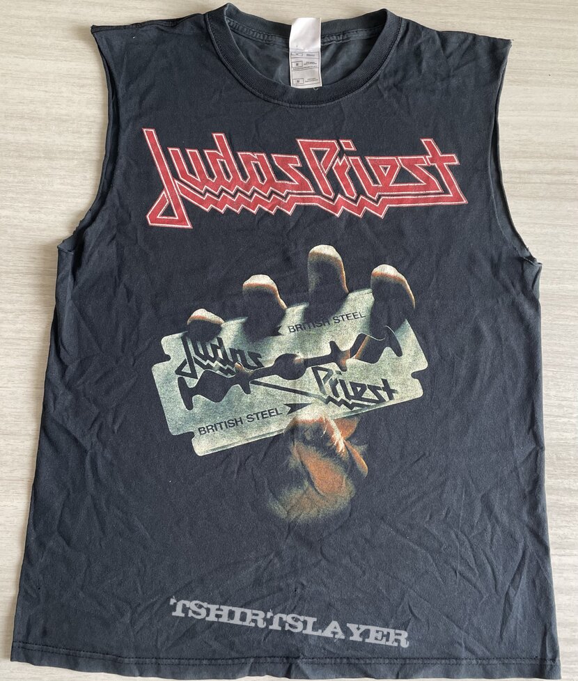 Early 2000s Judas Priest “British Steel” sleeveless T-shirt 