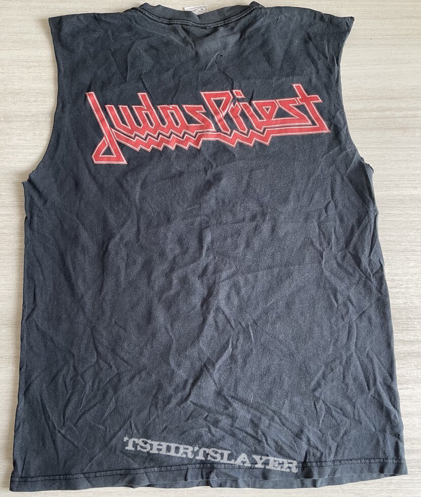 Early 2000s Judas Priest “British Steel” sleeveless T-shirt 