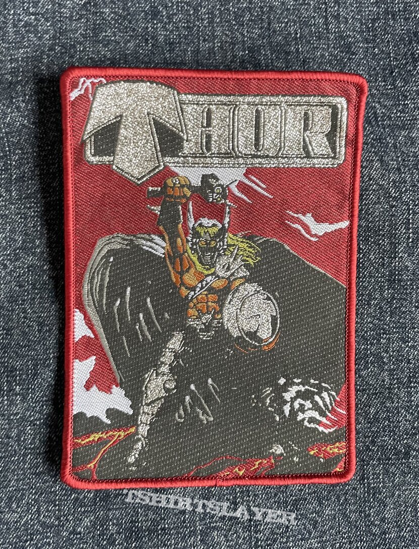 Only The Strong - Thor Red Border Patch