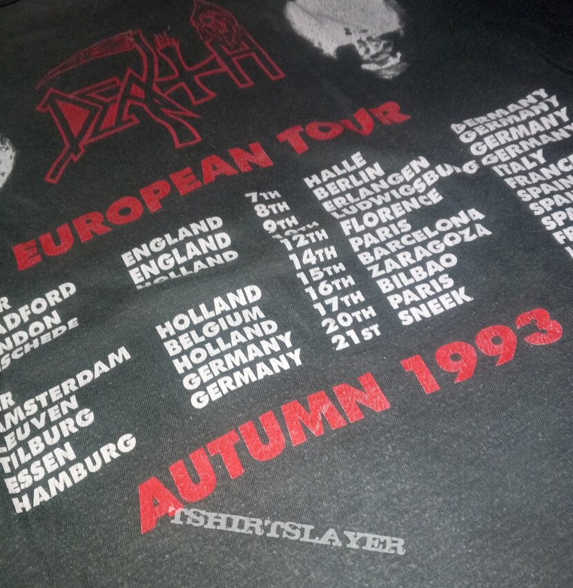 Death,individual though pattern Europe tour 93