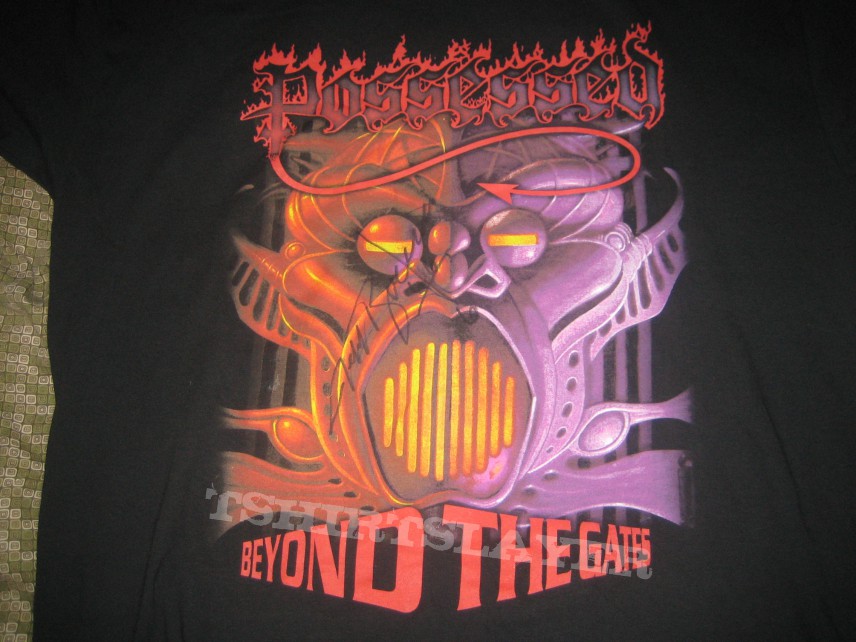 TShirt or Longsleeve - Possessed - Beyond the Gates (Signed!)